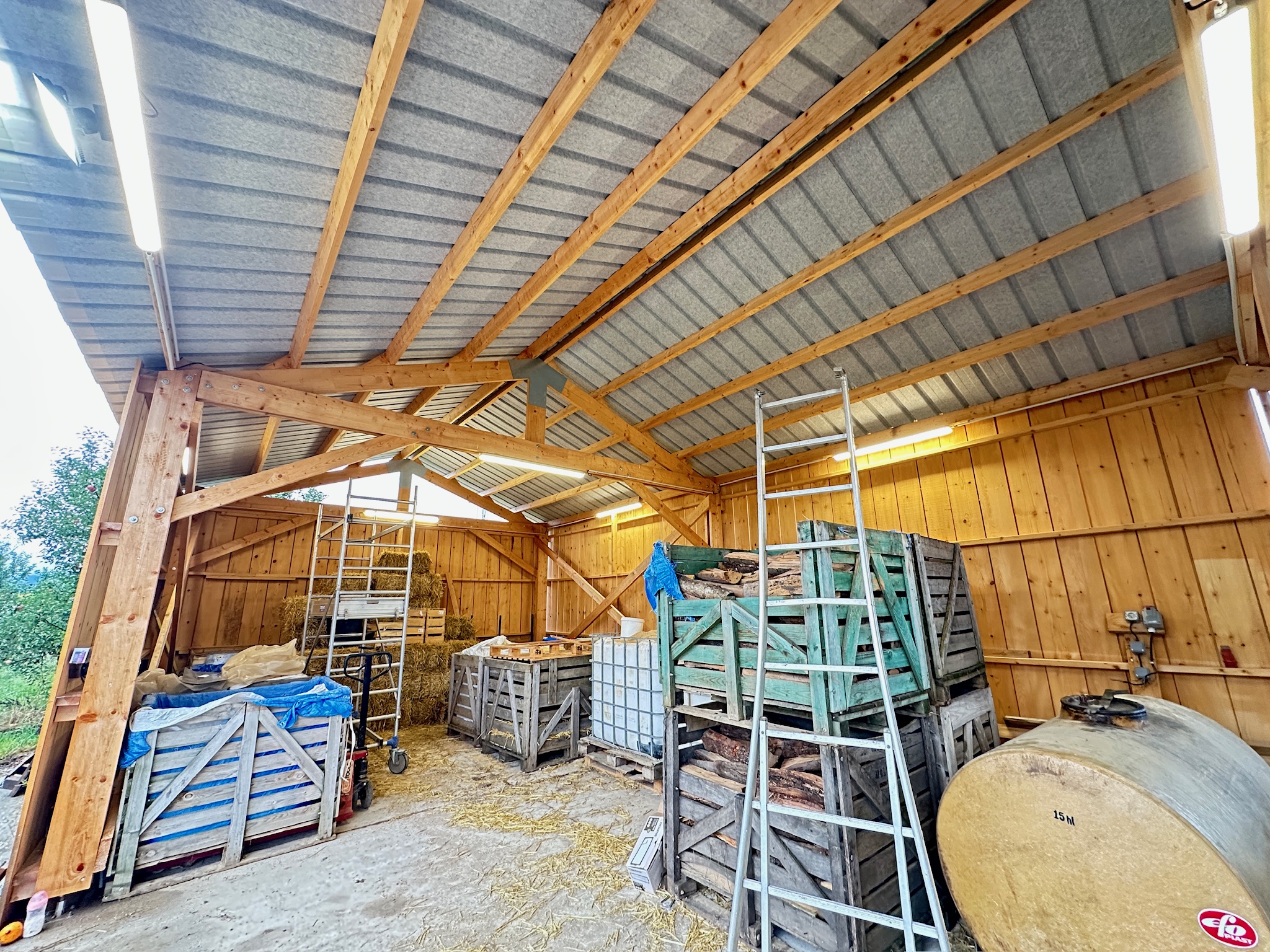 Hangar agricole réalisé à Valff