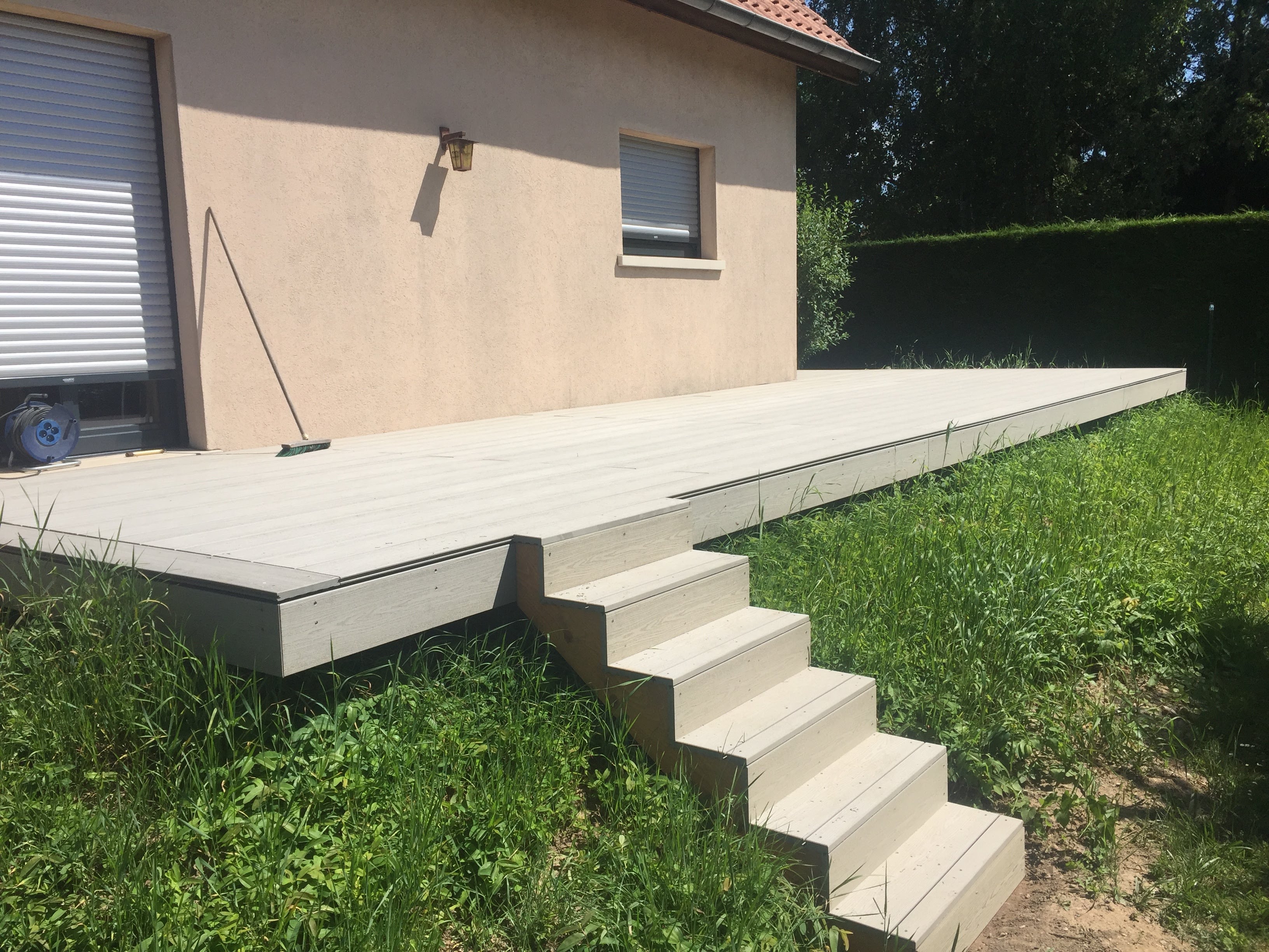 Terrasse composite réalisé à Ostwald